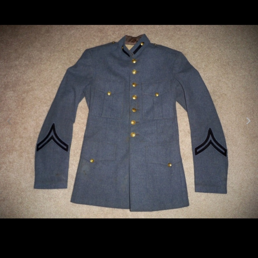 Vtg WWII 2 WW2 US Army Mens Military Field Coat 36